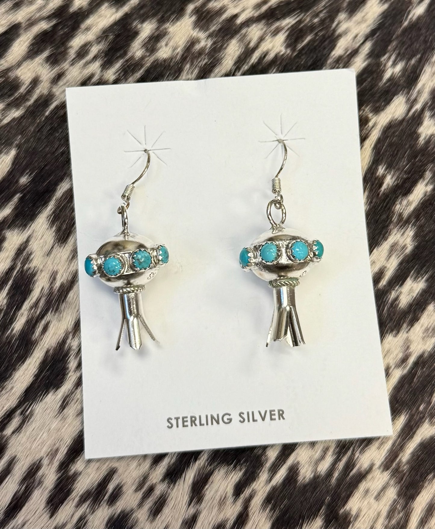 Turquoise Pendant Earrings