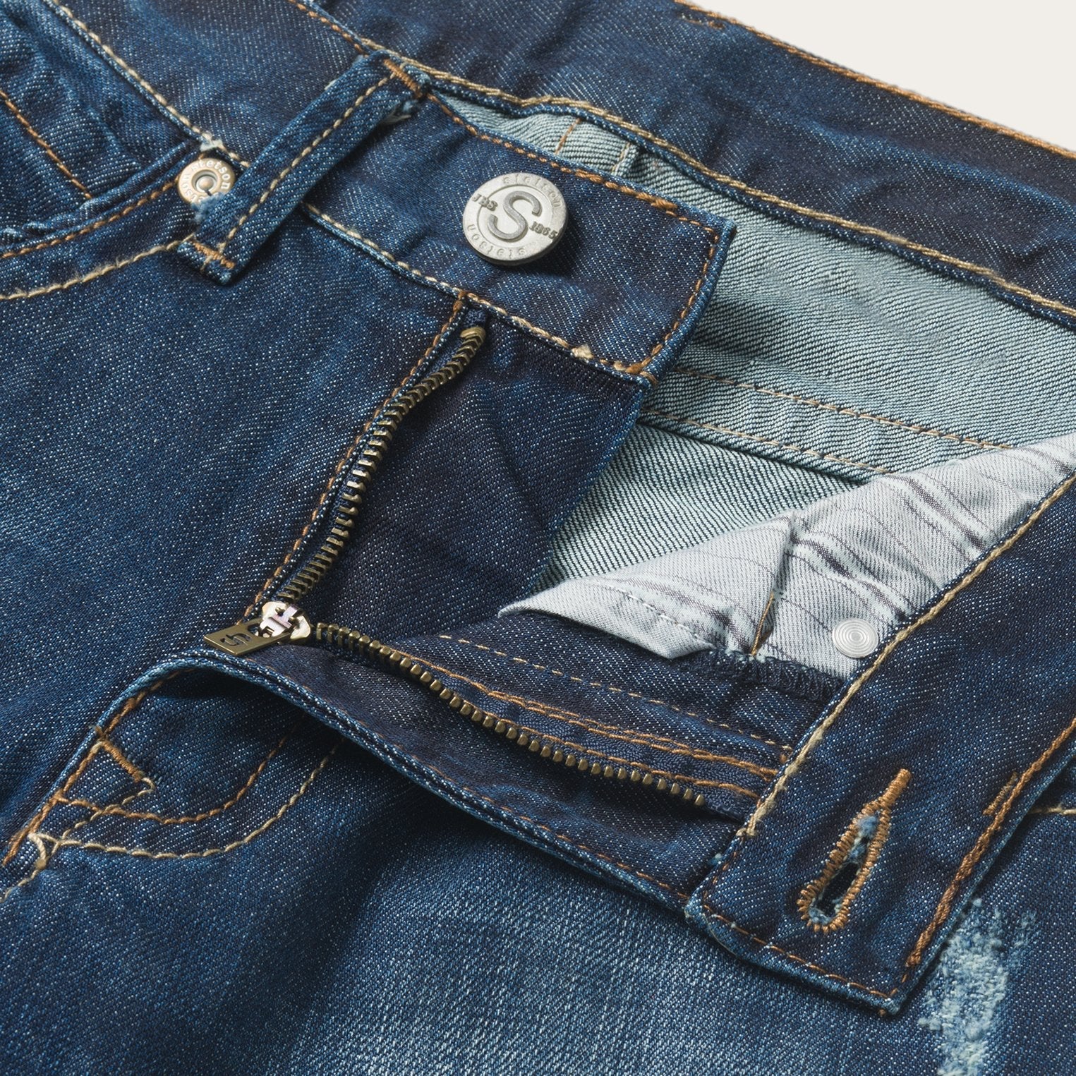 Stetson Deco Stitch Mens Jeans