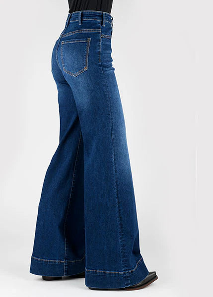 Stetson Women's High Rise Wide Leg Jeans