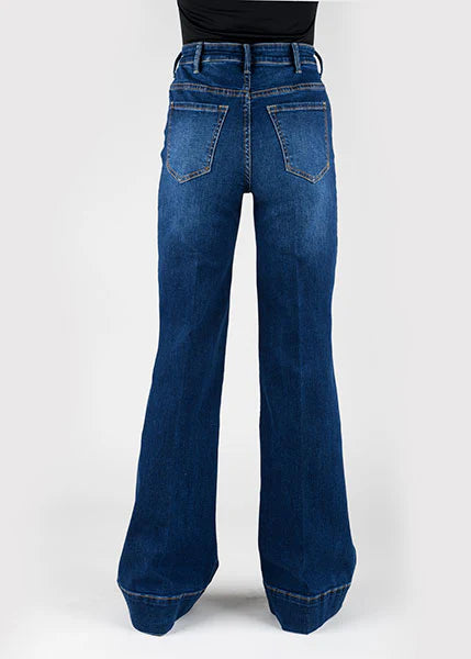 Stetson Women's High Rise Wide Leg Jeans