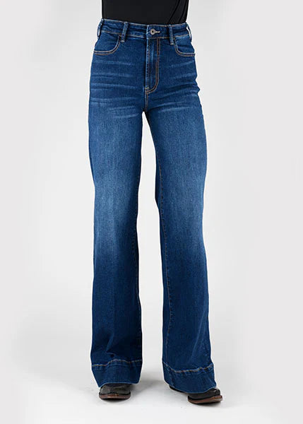 Stetson Women's High Rise Wide Leg Jeans