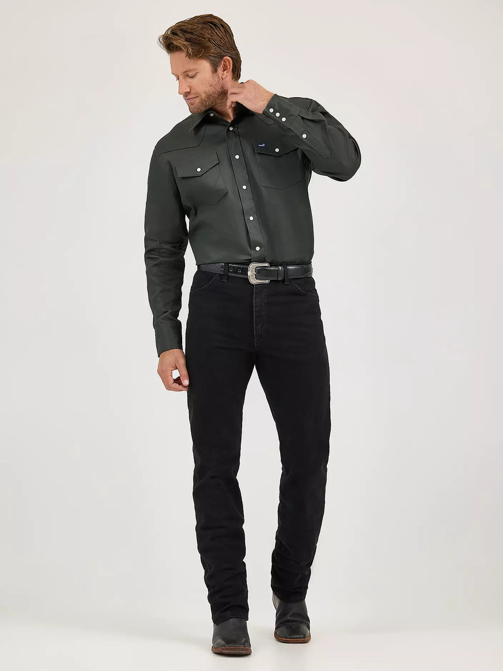 Cowboy Cut Original Fit Jean- Shadow Black