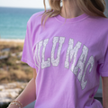 LULU MAC VIOLET CAMO TEE