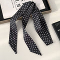 Black Polka Dot Twilly