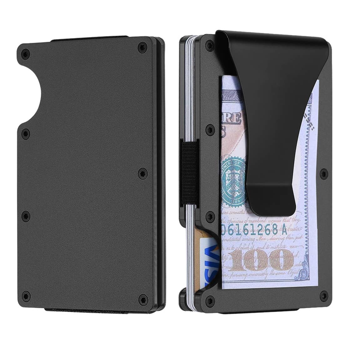 RFID Blocking Minimalist Scratch Resistant Slim Credit Card Wallet