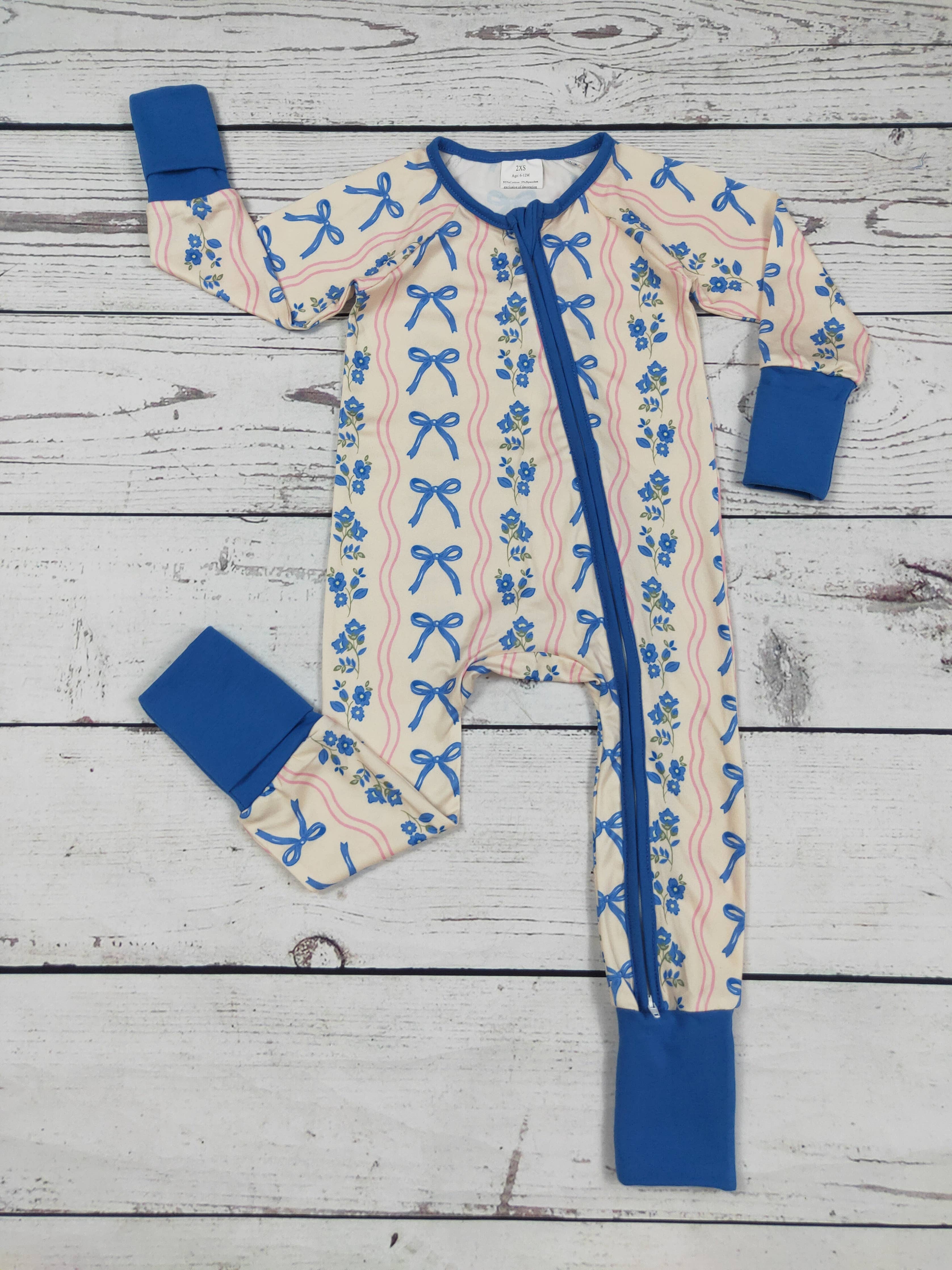 SUNDAY BLUES FLORAL SLEEPER
