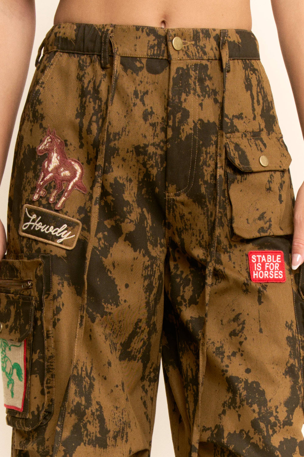 Patched Cargo Pants