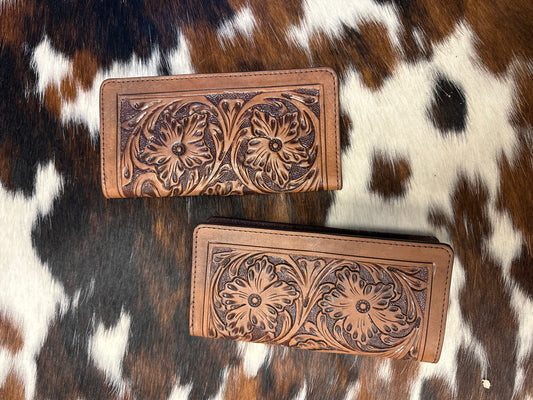 Snapped Tooled Wallet