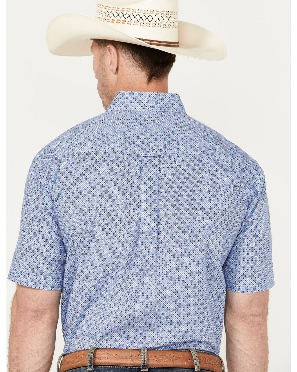 Roper Men’s Short Sleeve Thistle Foulard Western Shirt