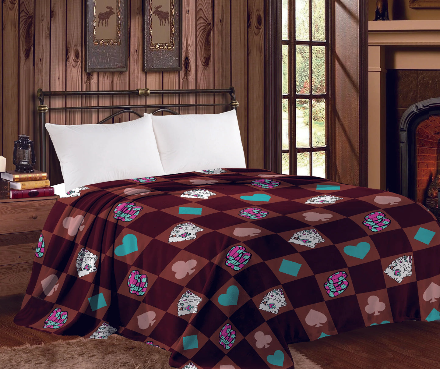 Poker Lashay Blanket - Twin Size