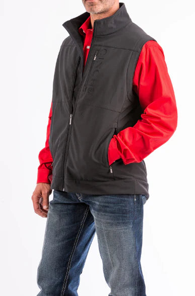 Cinch Men's Black Bonded Concealed Carry Vest