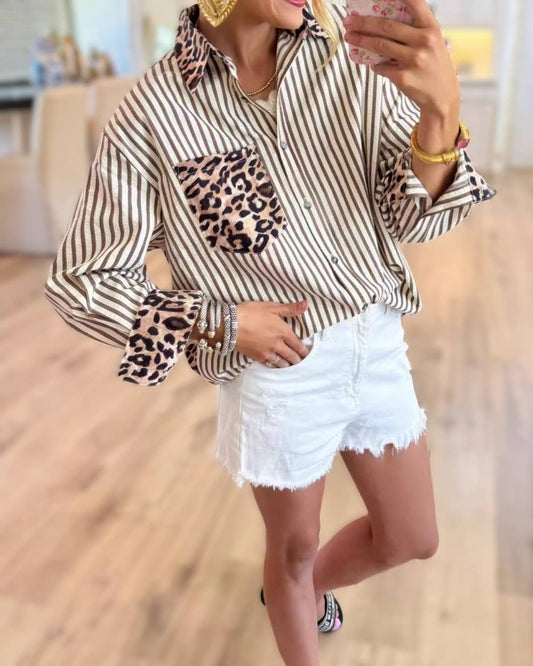 Wild Harmony Patchwork Shirt