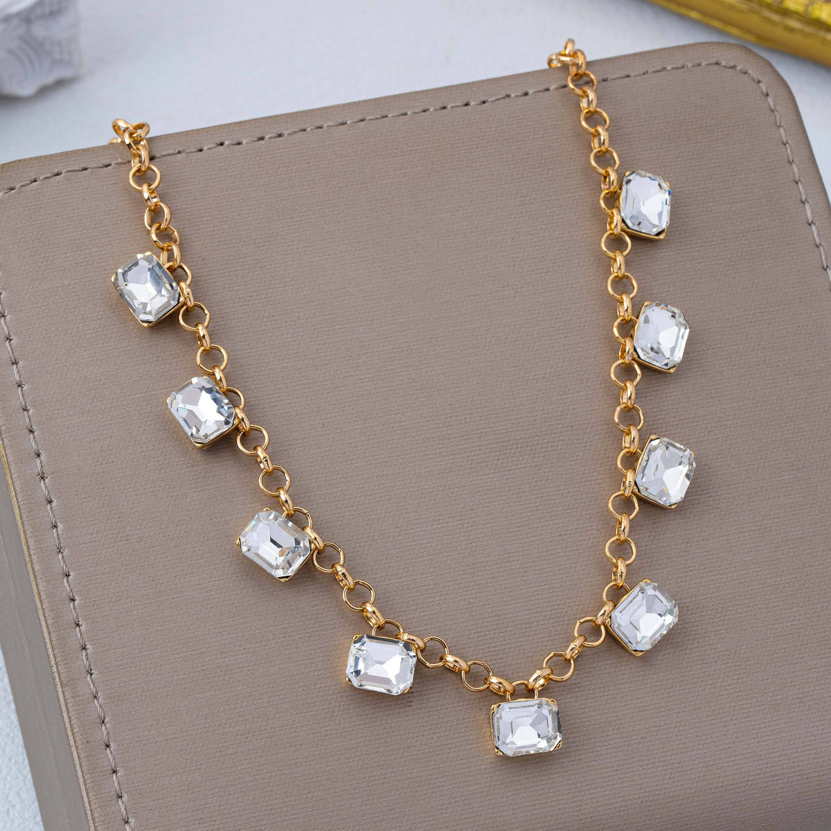 Crystal Chain Necklace
