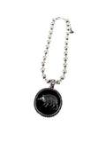 Armadillo Pendant Ball Chain Necklace