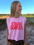 Hold your Damn Horses Boxy Tank