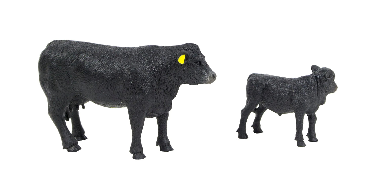 Angus Cow Calf Pair Toy