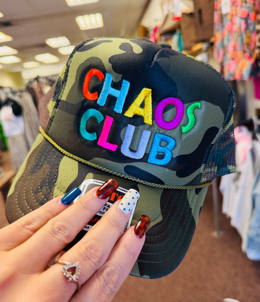 CHAOS CLUB TRUCKER HAT
