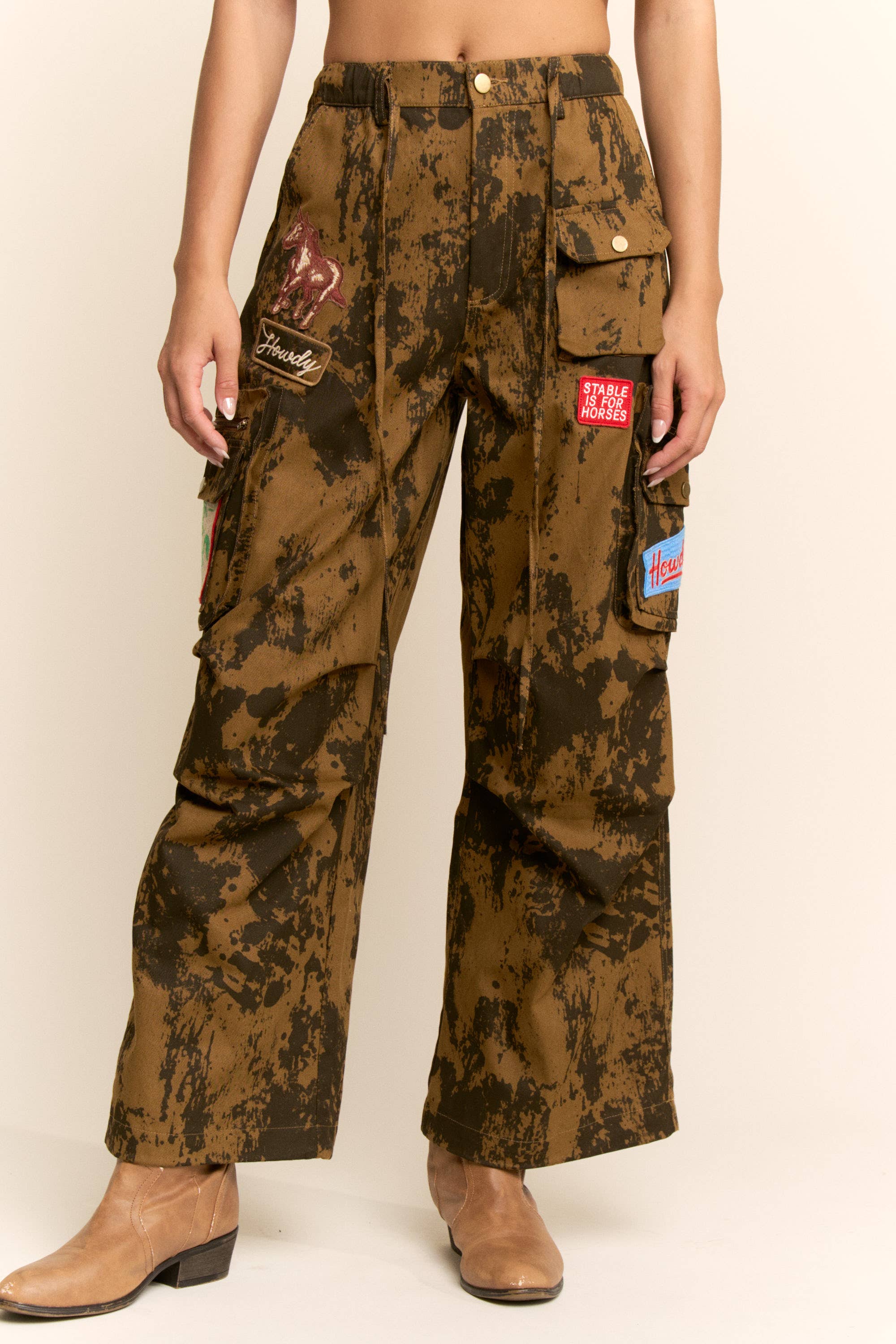 Patched Cargo Pants