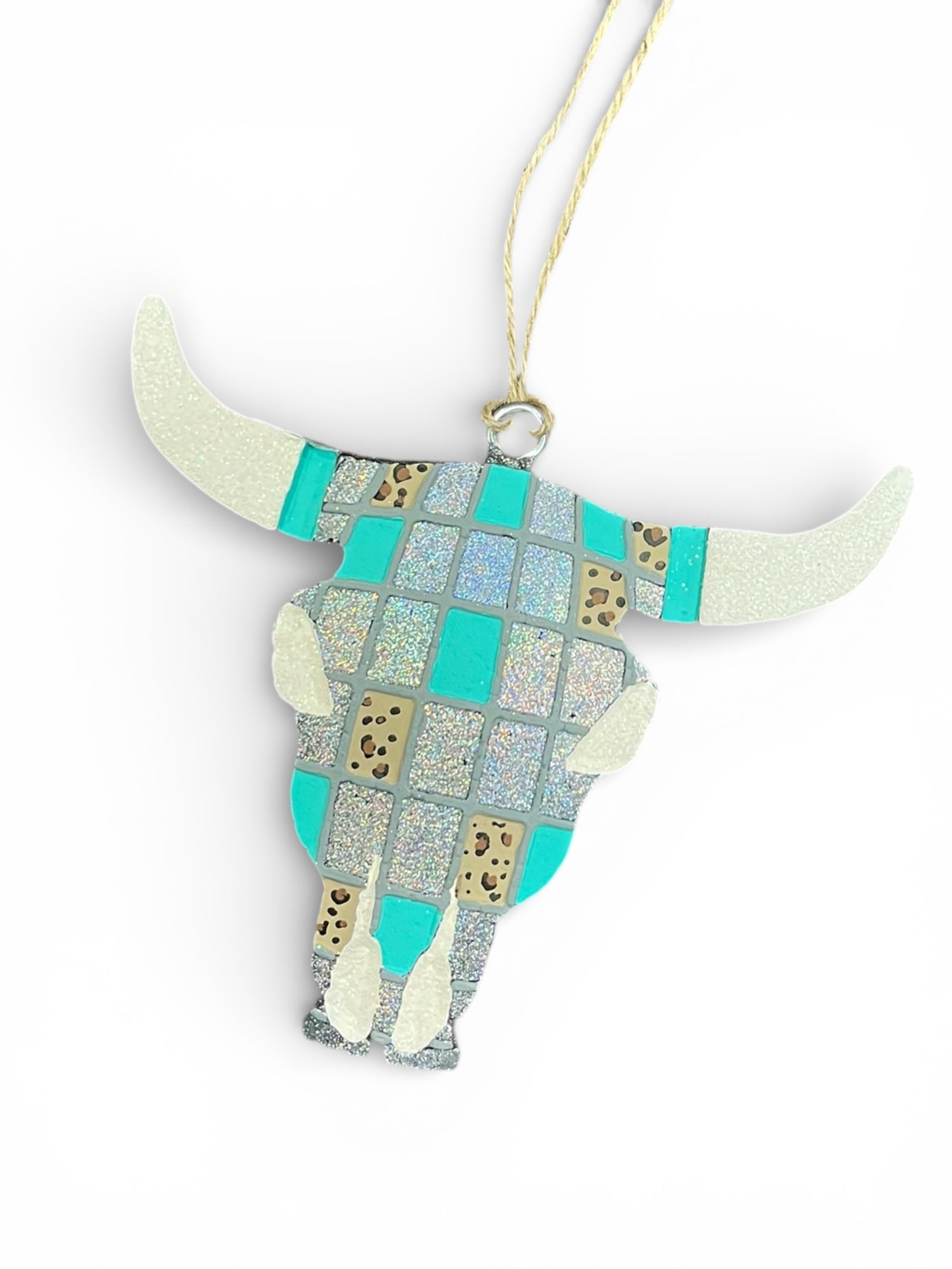 Disco Bull Skull Freshie