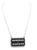 Black Domino Necklace