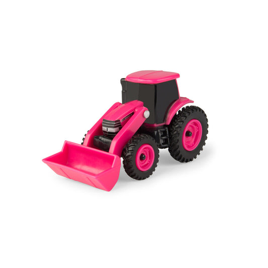 Pink Case IH Toy Tractor with loader