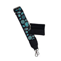 LULU MAC BLACK CONCHO WRISTLET KEYCHAIN