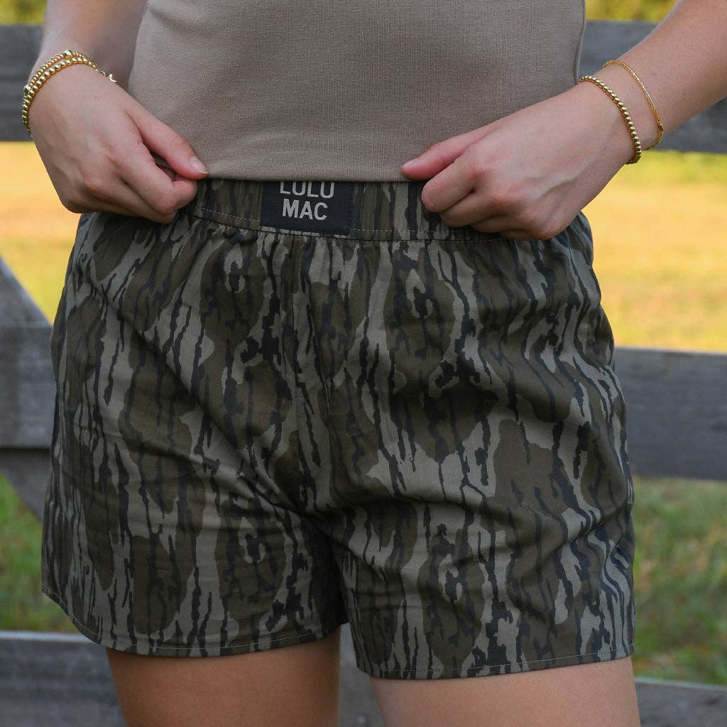 LULU MAC MOSSY OAK BOXER SHORTS