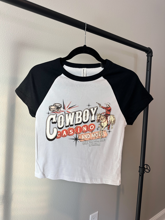 Cowboy Casino Baby Tee  