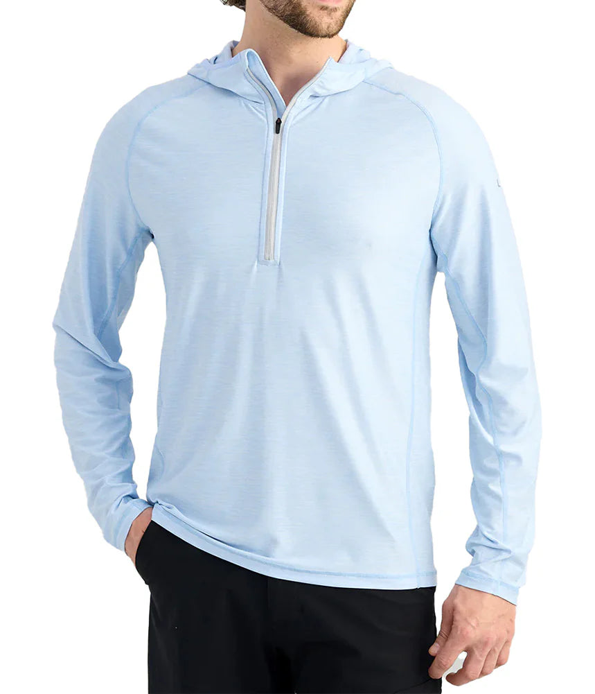 ATOLL LONG SLEEVE HALF ZIP HOODIE