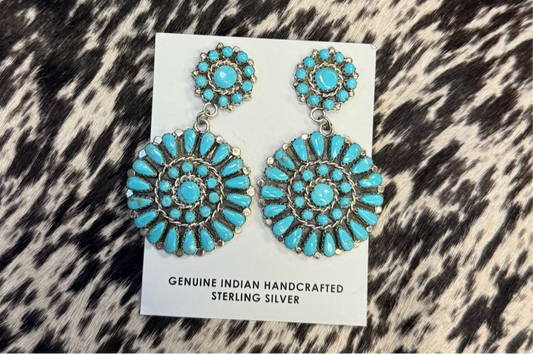 Matilda Benally Turquoise Earrings