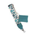 LULU MAC WHITE CONCHO WRISTLET KEYCHAIN