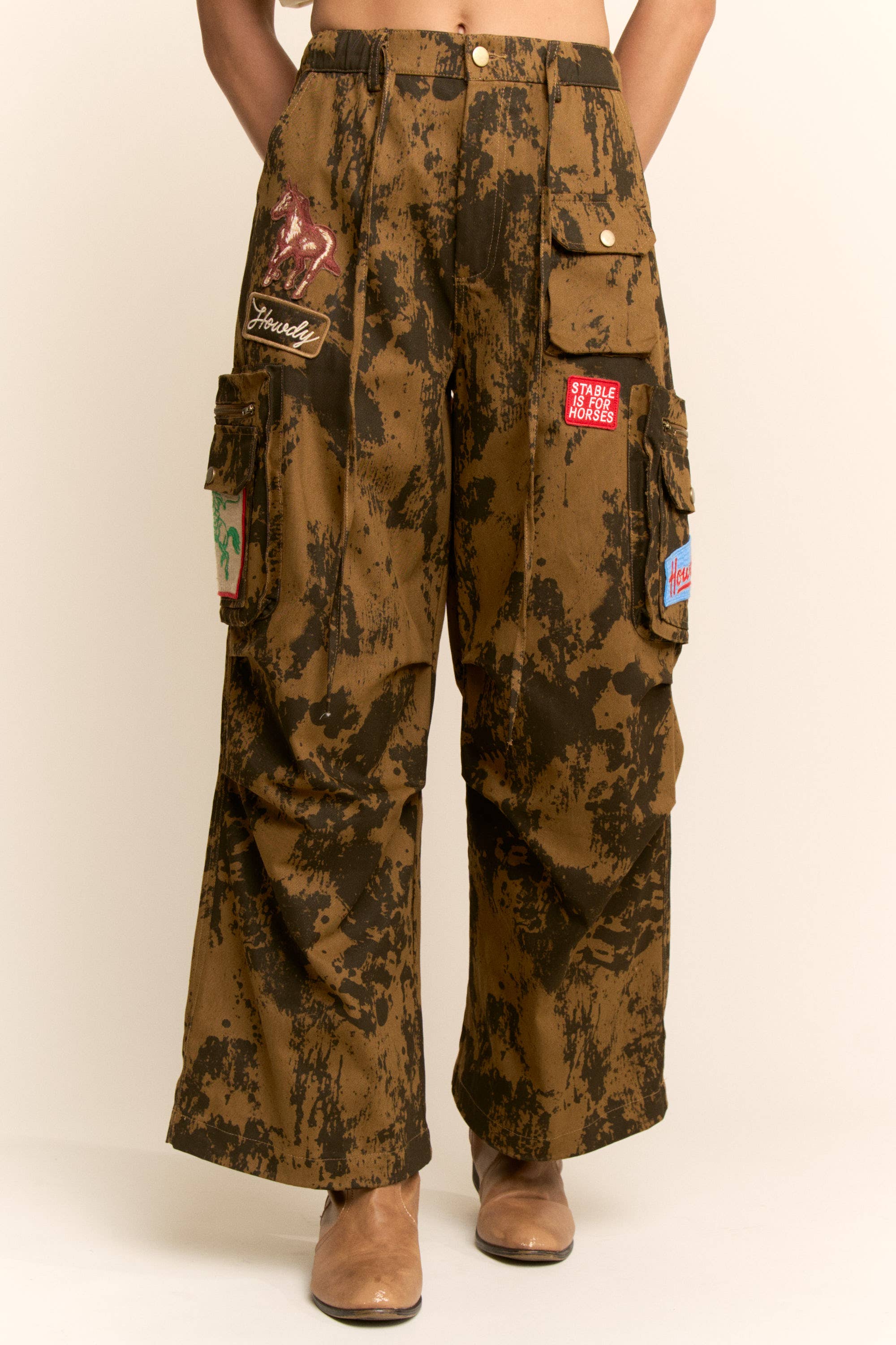 Patched Cargo Pants