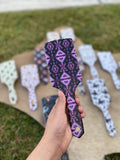 Pink Aztec Hair Brush