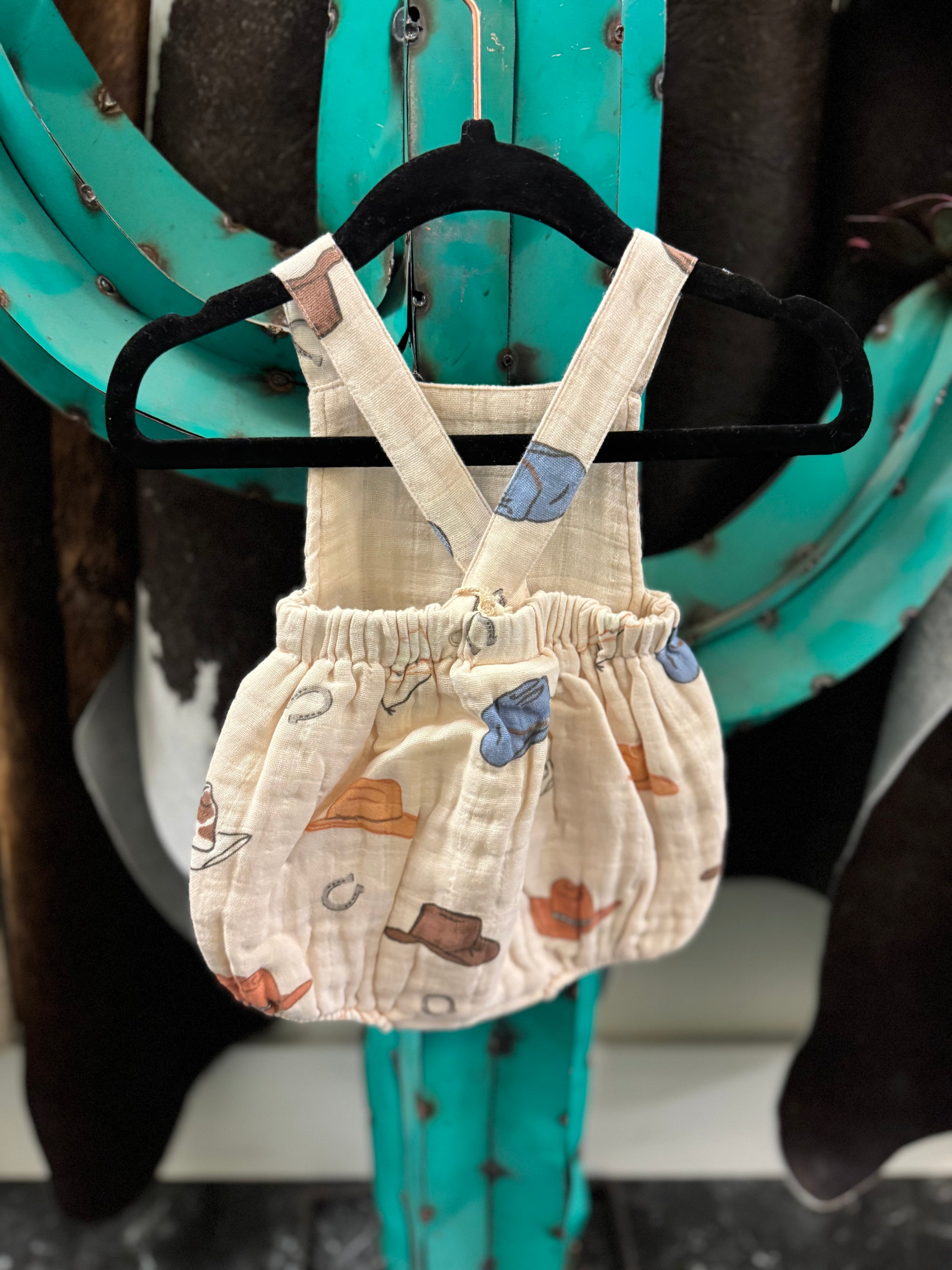 Western / Muslin Retro Sunsuit
