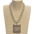 Rodeo Pendant Pearl Necklace