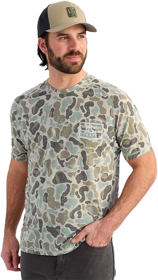 DRIFT SHORT SLEEVE GRAPHIC CAMO PRINT