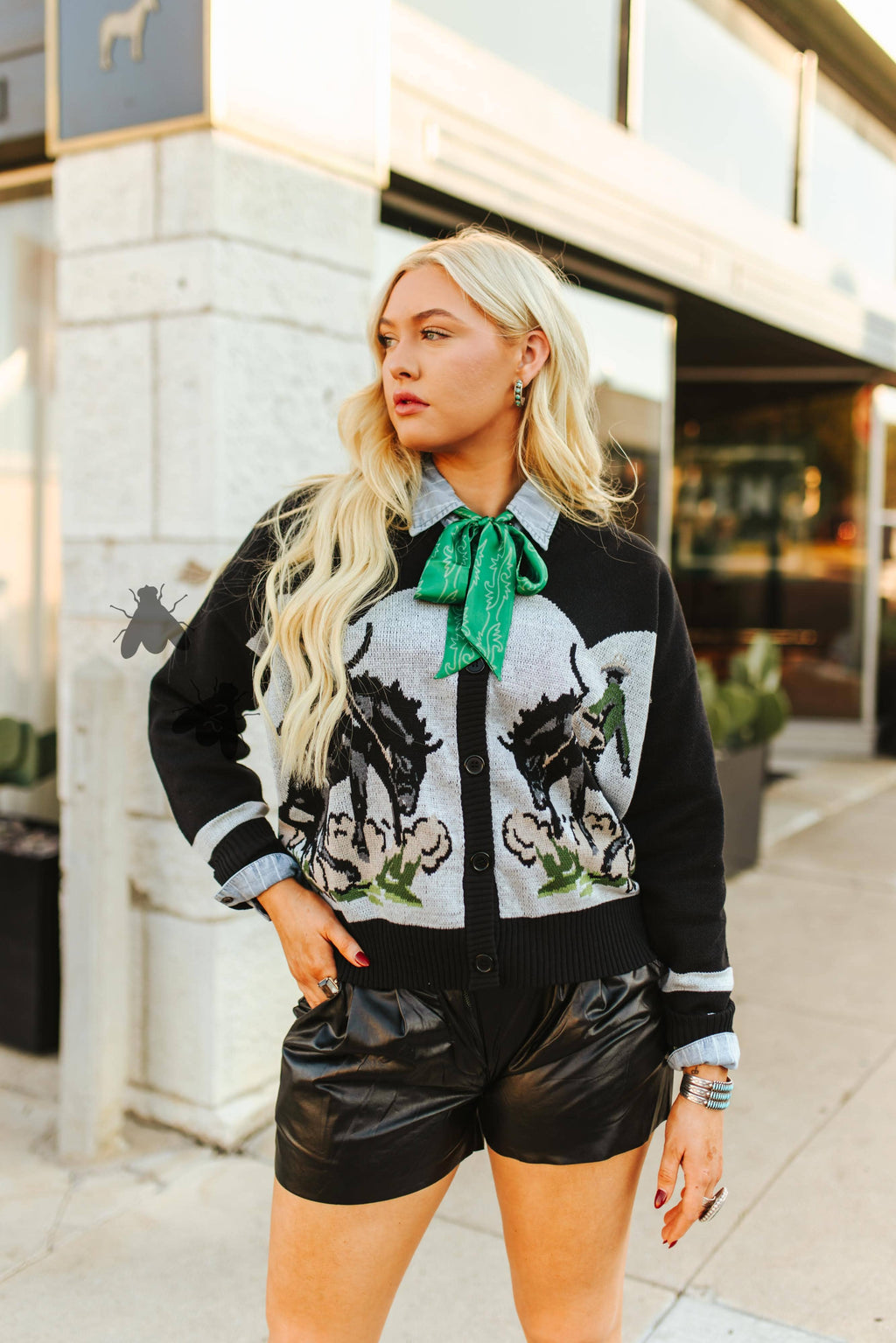MANE CHARACTER SWEATER JACKET