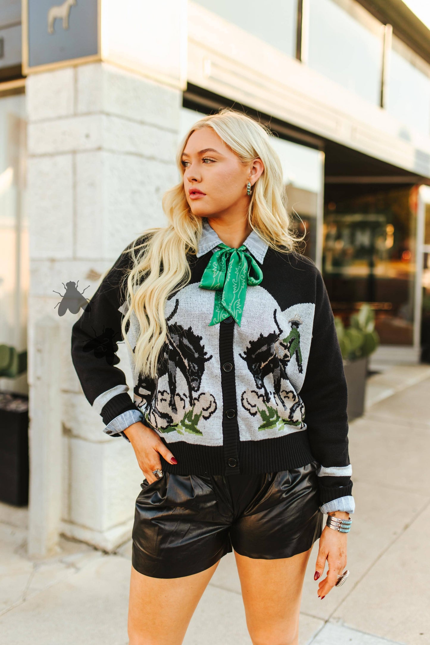 MANE CHARACTER SWEATER JACKET