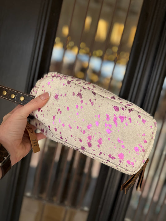 Purple Acid Wash Toiletry Bag