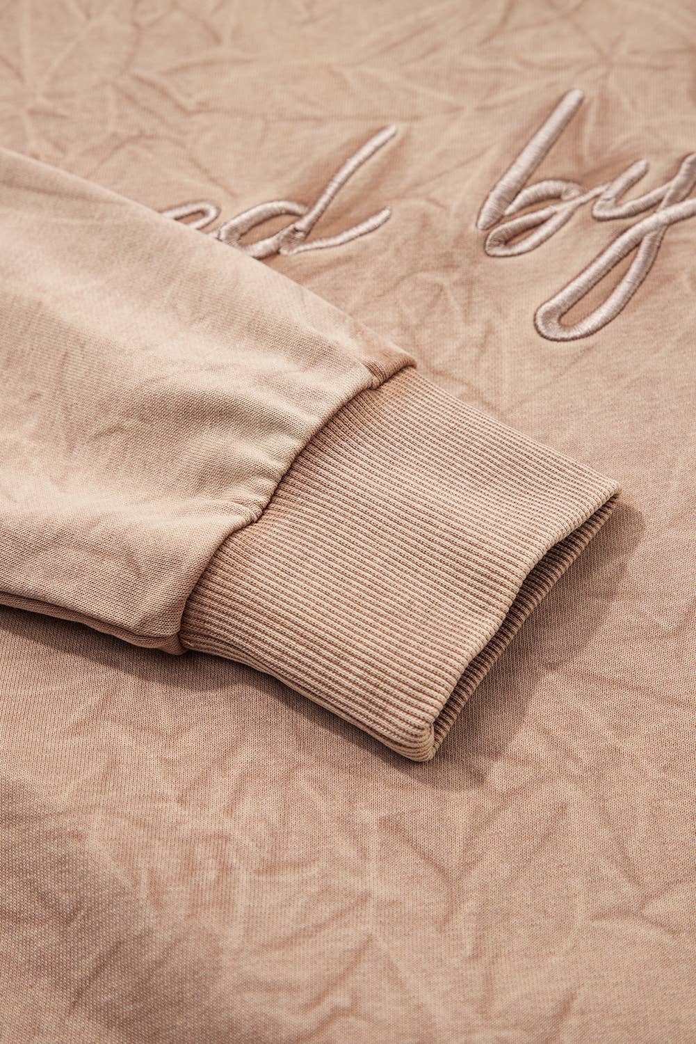 Saved by Grace | Embroidery Mineral Wash Sweatshirt