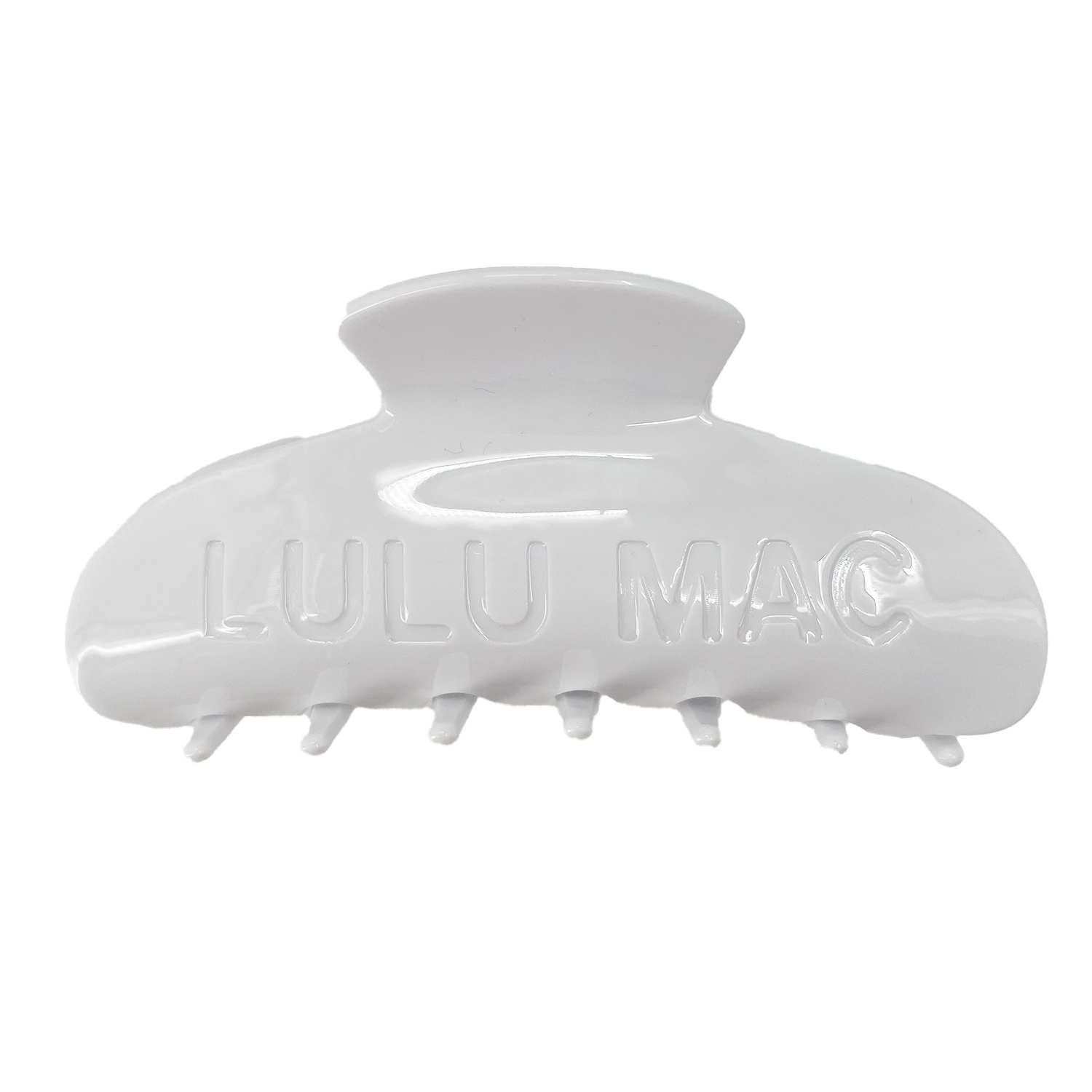 LULU MAC HAIR CLIP- WHITE