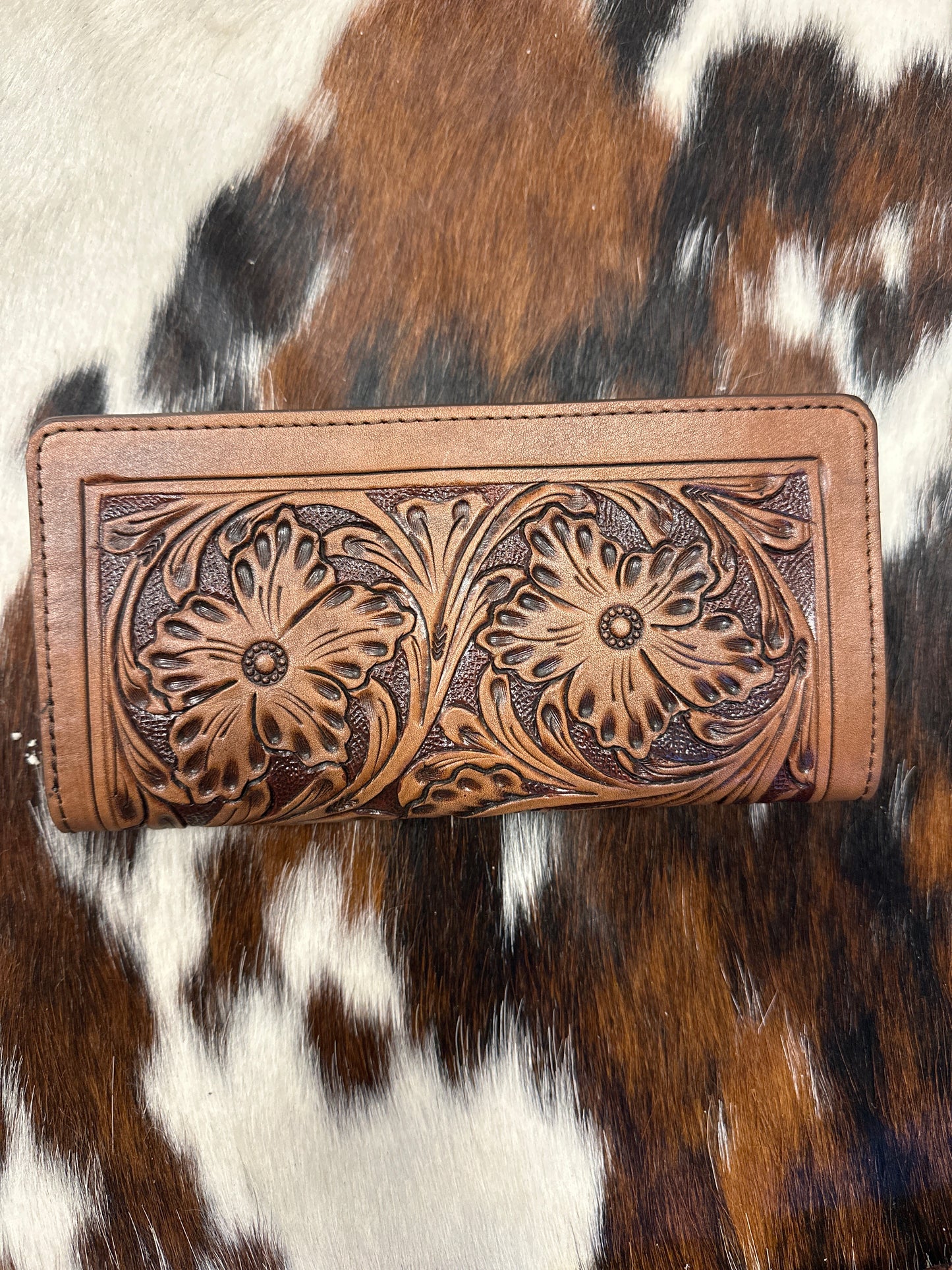 Snapped Tooled Wallet