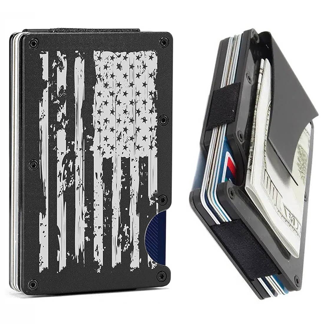 RFID Blocking Minimalist Scratch Resistant Slim Credit Card Wallet