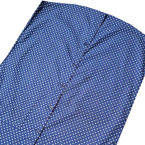 Navy Diamond Button Down