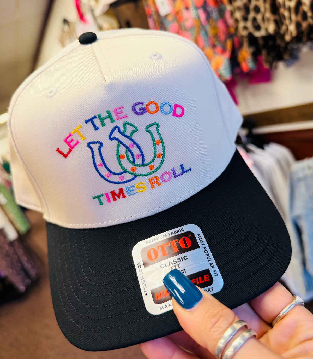 GOOD TIMES ROLL TRUCKER HAT