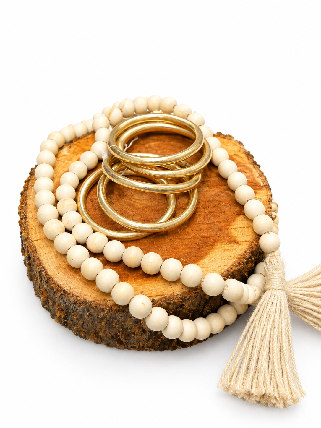 Antique Gold 5 Stand Bangle