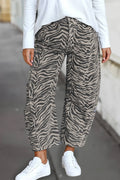 Zebra Barrel Jeans
