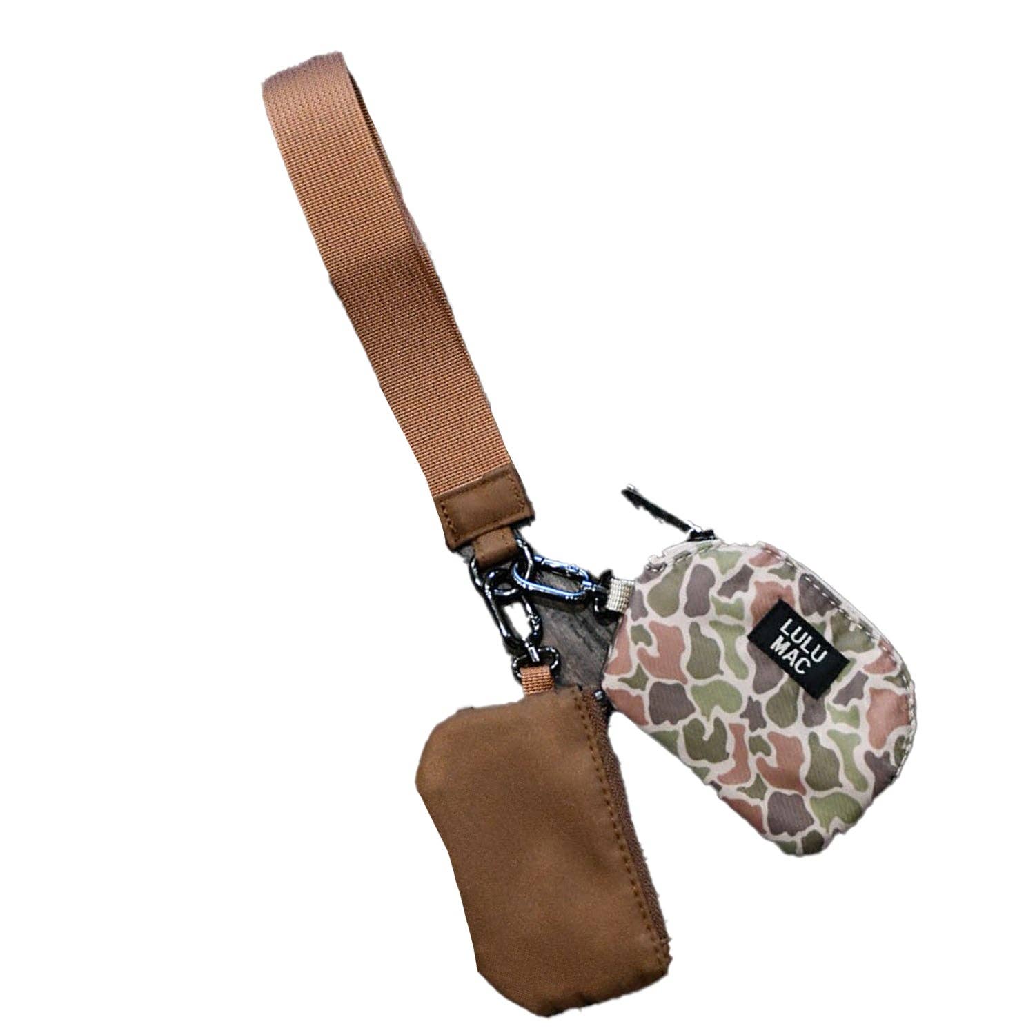 LULU MAC WRISTLET- BROWN AND CAMO
