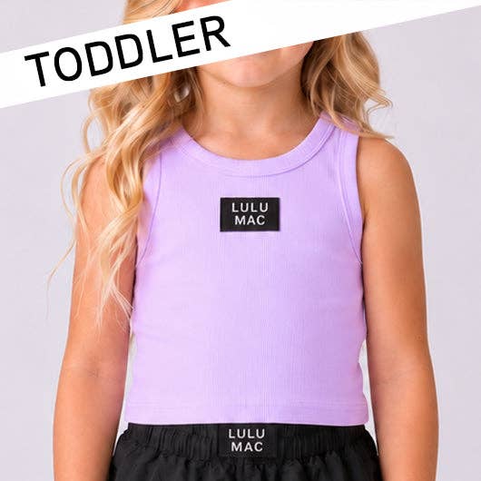 LULU MAC TODDLER TANK- LAVENDAR