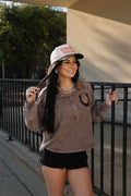 Horseshoe Honey Pullover
